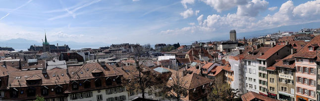 Lausanne View From Cathedral