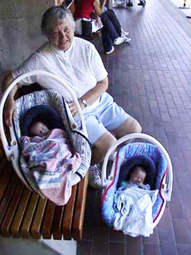 Grandma Merlin, Brock, Maddy