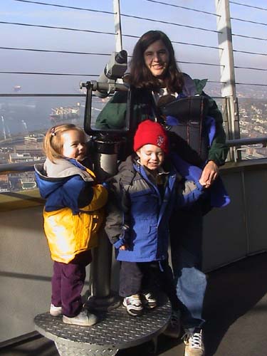 Space Needle Maddy, Mom, Brock
