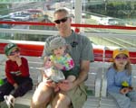 Papa, Kids, Ferry