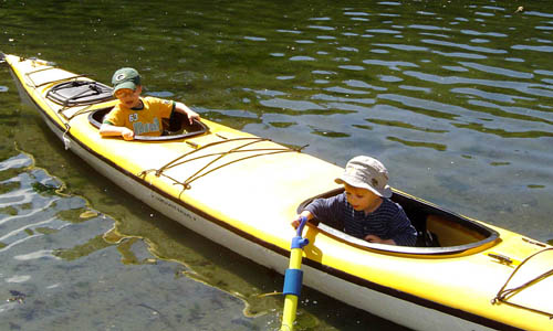 Kayaking Dane Brock