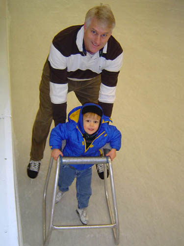 Skating Dane and Papa