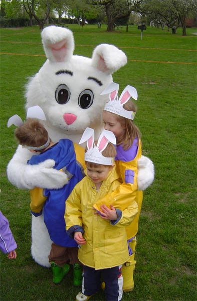 Easter Bunny and G-Pod