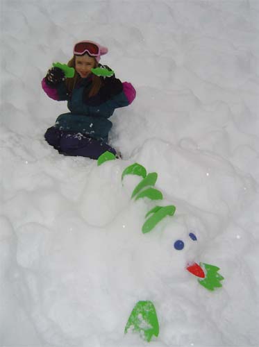 Snow Dinosaur Maddy