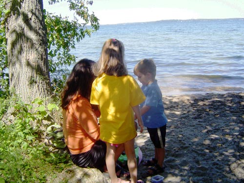 Cow Boat on Lake Mendota