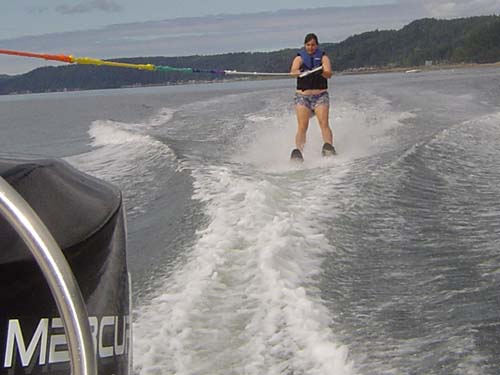 Hood Canal Waterskiing Mom