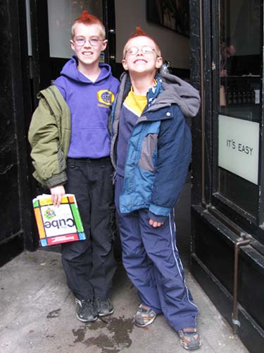 Fauxhawks Brock and Dane