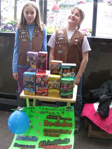 GSA Cookies Maddy and Zoe