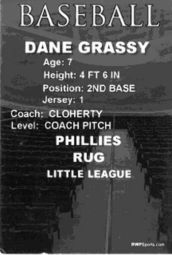 Baseball Card Dane 02