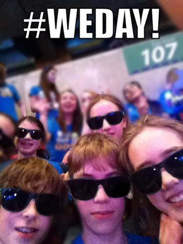 We Day Brock and Maddy