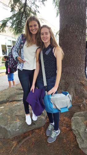 Maggie, Maddy at JAMS