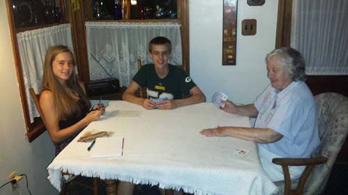 Sheepshead with Grandma