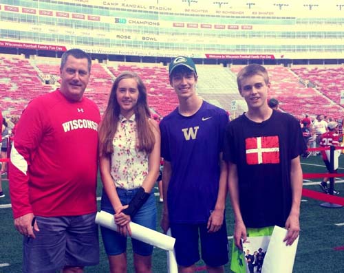 Camp Randall Paul Chyrst and G-Pod