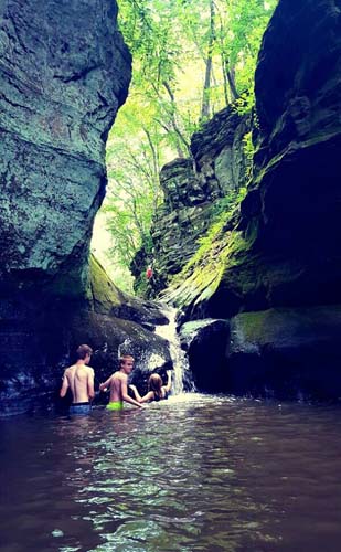 G-Pod at Pewit's Nest Gorge