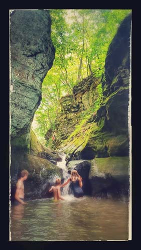 G-Pod at Pewit's Nest Gorge