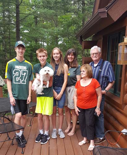 Grandparents at Garth Lake