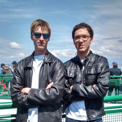 Brock and Alton on ferry