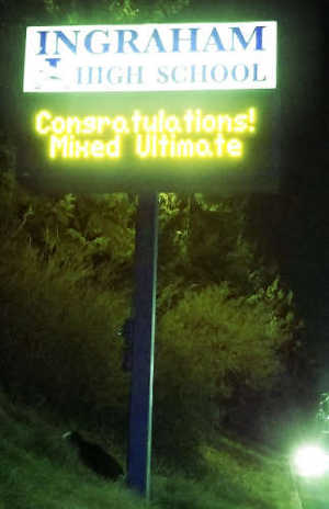 IHS Mixed Ultimate Frisbee Champs Sign 01