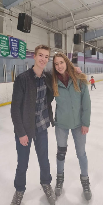 Skating Maddy and Brock 01
