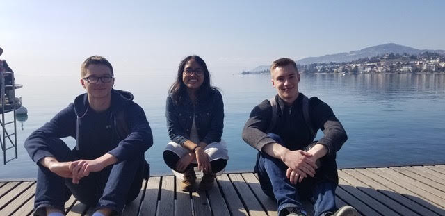 Nikita, Anika, Brock in Vevey