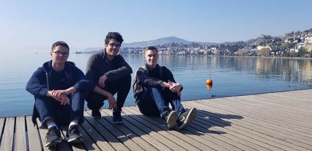 Nikita, Marcell, Brock in Vevey