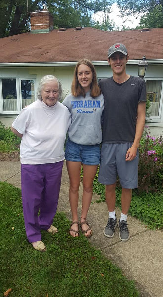 Grandma Merlin, Maddy, Dane