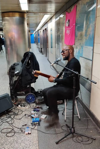 NYC Subway Busker