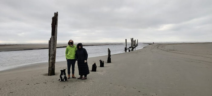 Pacific Beach Dane and Mom