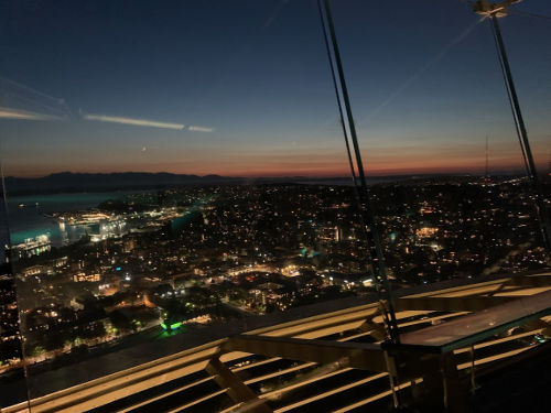 Space Needle Sunset 01