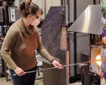 Seattle Glassblowing Lisa 03