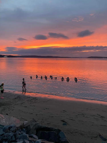 Steilacoom Plunge Sunset March 01