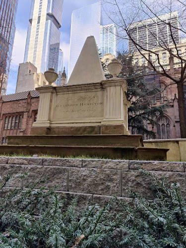 NYC Trinity Church Alexander Hamilton