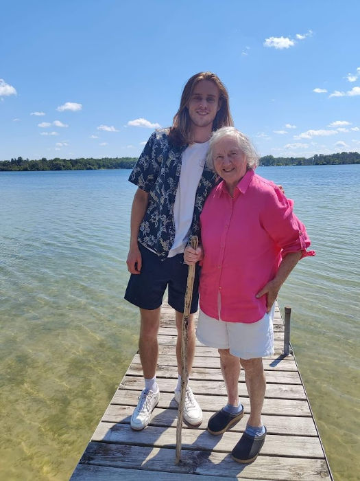 Dane and Grandma Merlin
