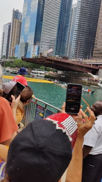 Chicago River Rubber Ducky Derby