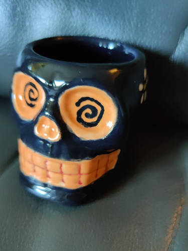 Birthday Pottery Candle Papa