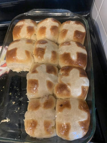 Easter Hot Cross Buns Brock