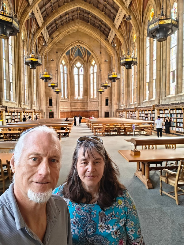 Suzallo Library Papa and Mom
