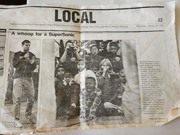 1995 newspaper clipping