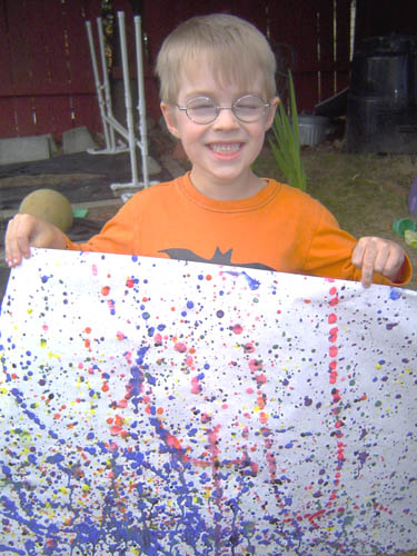 Brock Splatter Painting
